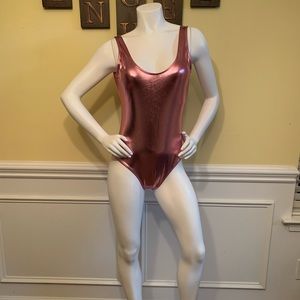 Metallic Pink bathing suit